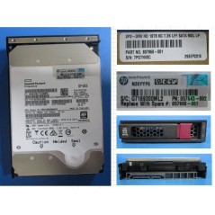Hewlett Packard Enterprise HD 10TB 6G 72K LFF SATA MDL - Enhanced Storage Solution for Optimal Performance | 857650-S21